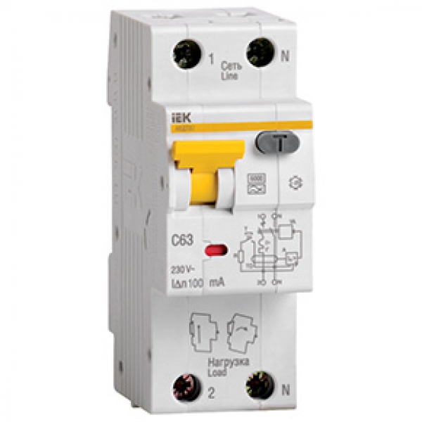 Автоматический выключатель дифференциального тока АВДТ32 C40 IEK