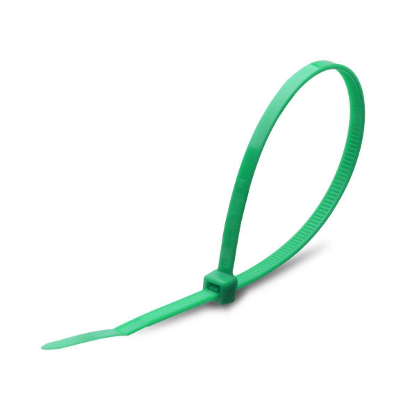 Стяжки нейлоновые КСС  4*200 (Зелёный) (100шт.) (Fortisflex)