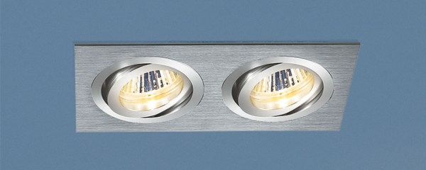 1011/2 хром (CH) — Алюминиевый плоский светильник в стиле Техно