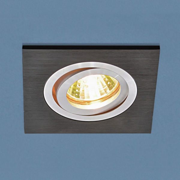 1051/1 черный (ВК) — Алюминиевый плоский светильник в стиле Техно