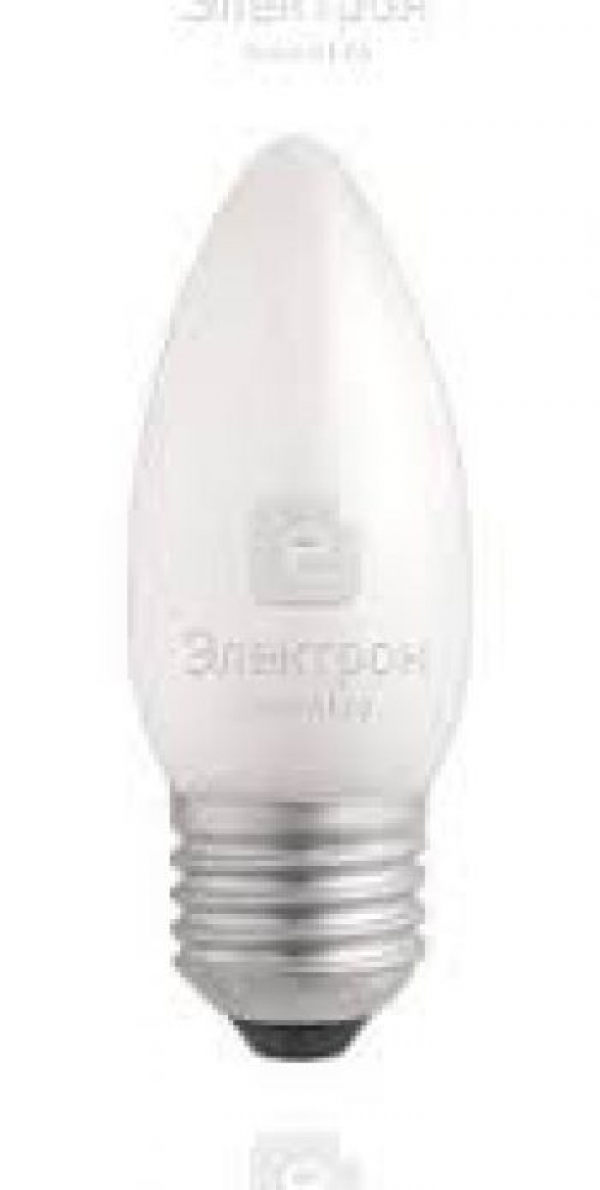 Лампа В35 240V FR 40W E27 свеча матовая Jazzway