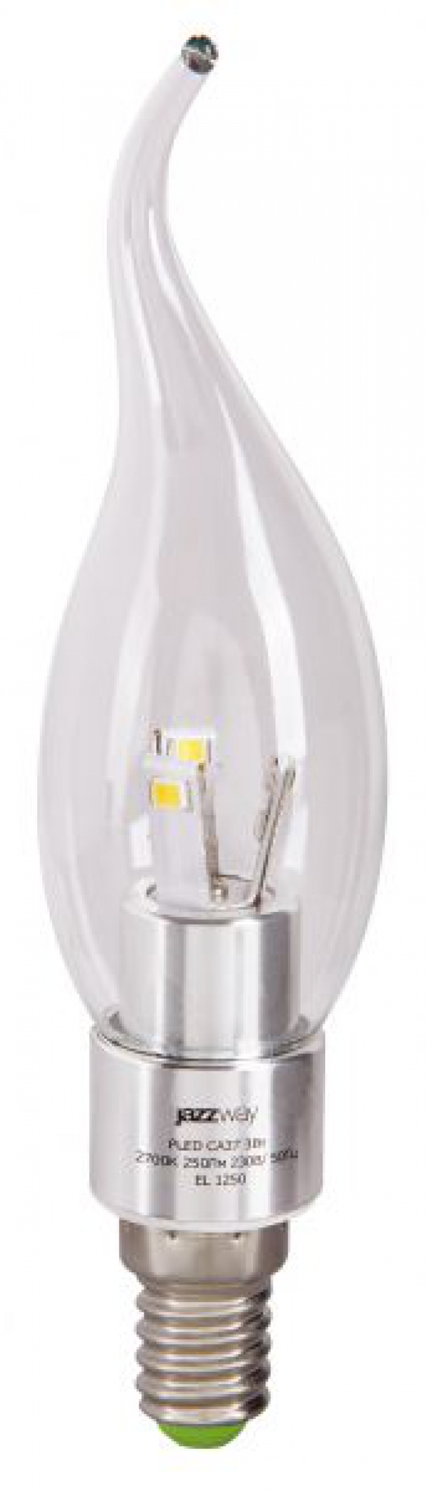 Лампа Jazzway PLED-CA37 5.5=40W 4000K 400Lm E14 свеча на ветру