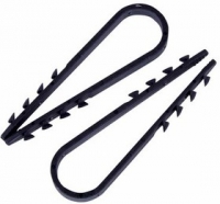 Дюбель-хомут нейлоновый 11-18 мм, черный (упак. 100 шт) PROconnect