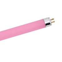 Лампа 21W T5 G5 - розовая EST14 люминесцентная двухцокольная, 03055
